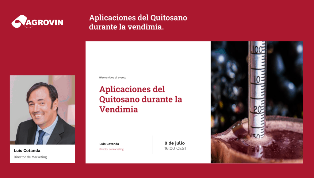 Webinar: Aplicaciones del Quitosano durante la vendimia